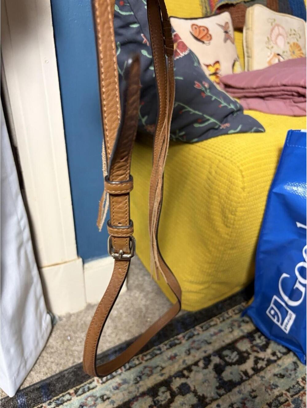 Rebecca Minkoff Mini Darren Messenger Crossbody Bag In Camel Brown. Retail $228 - Picture 6 of 8